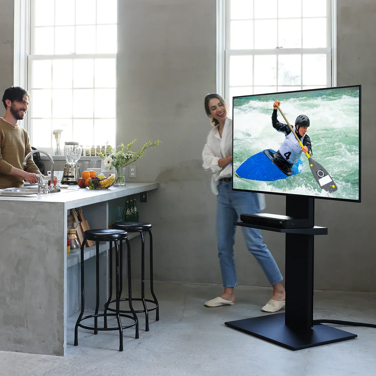 WALL INTERIOR TVSTAND V2 CASTER - Image 6